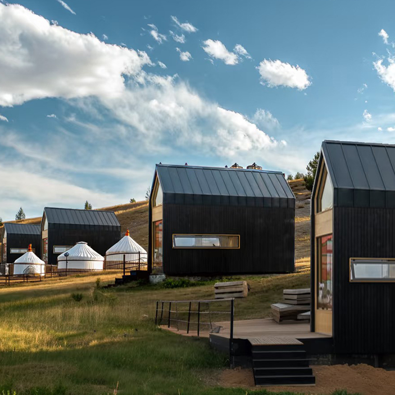 Præfabrikeret Træ Feriehus
