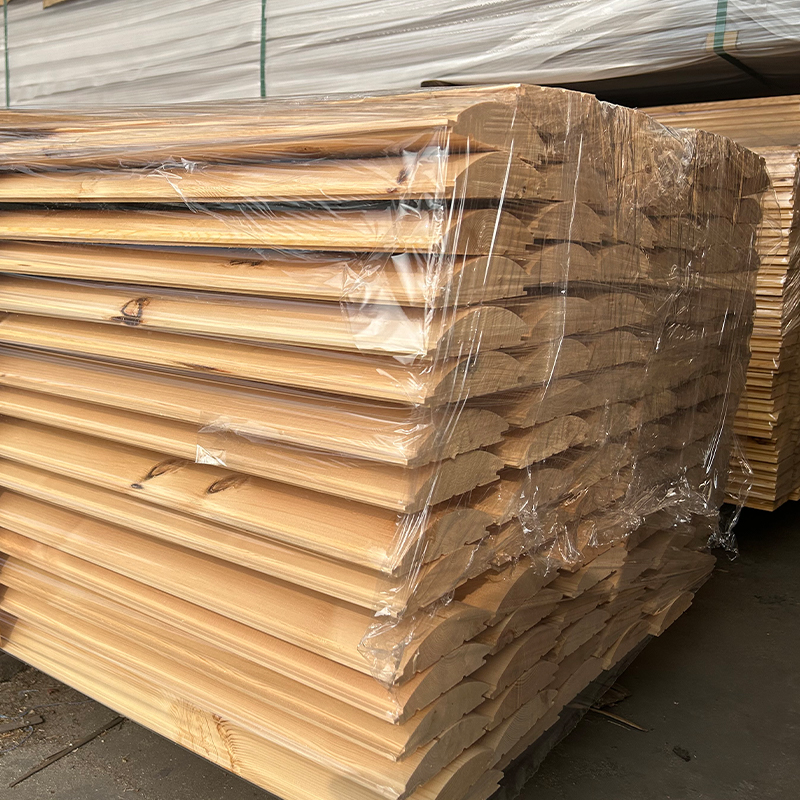 Douglas Fir D-Log sidespor